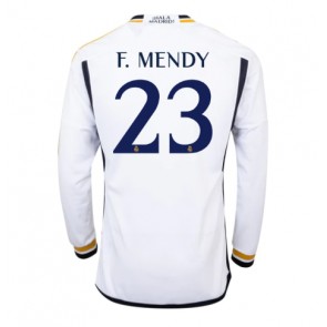 Lacne Muži Futbalové dres Real Madrid Ferland Mendy #23 2023-24 Dlhy Rukáv - Domáci